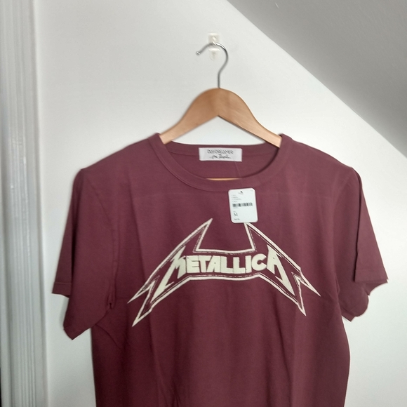 DAYDREAMER Metallica Young Metal Rebel Crop Tee - Picture 3 of 7